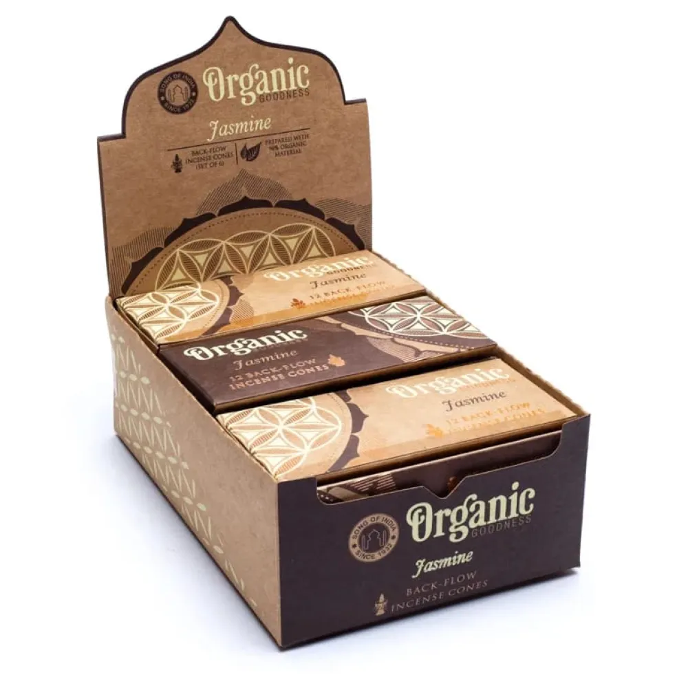 Cônes à refoulement Organic - paquets de 24g