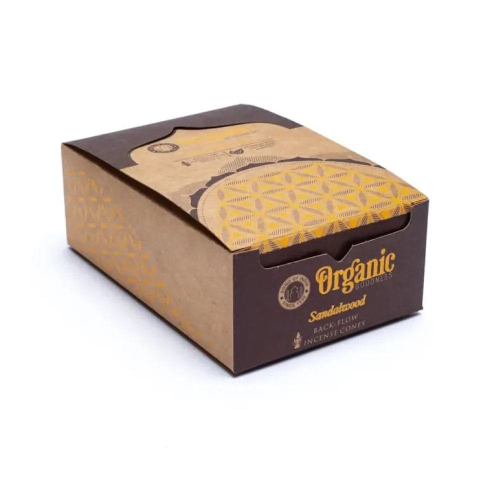 Cônes à refoulement Organic - paquets de 24g