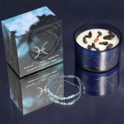 Coffret Cadeaux Bougie et Bracelet - Poisson