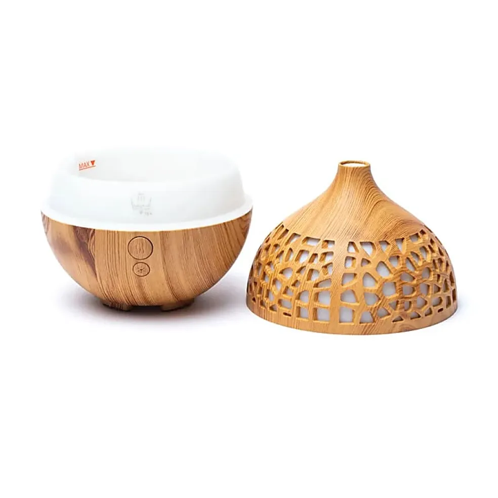 Diffuseur d'arômes à ultrasons - Déco rond naturel | 180ml