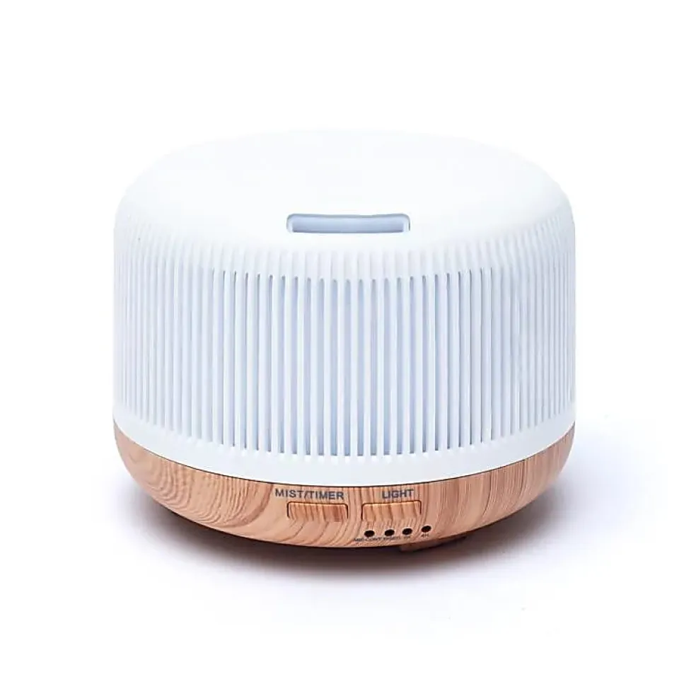 Diffuseur d'arômes à ultrasons - Rond blanc naturel | 300 ml
