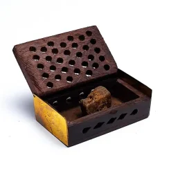 Encens Résine + diffuseur en bois