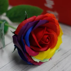 Fleur de savon - Rose avec tige