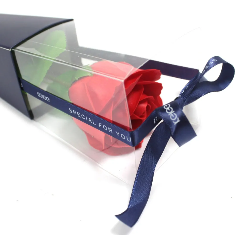 Fleur de savon - Rose avec tige