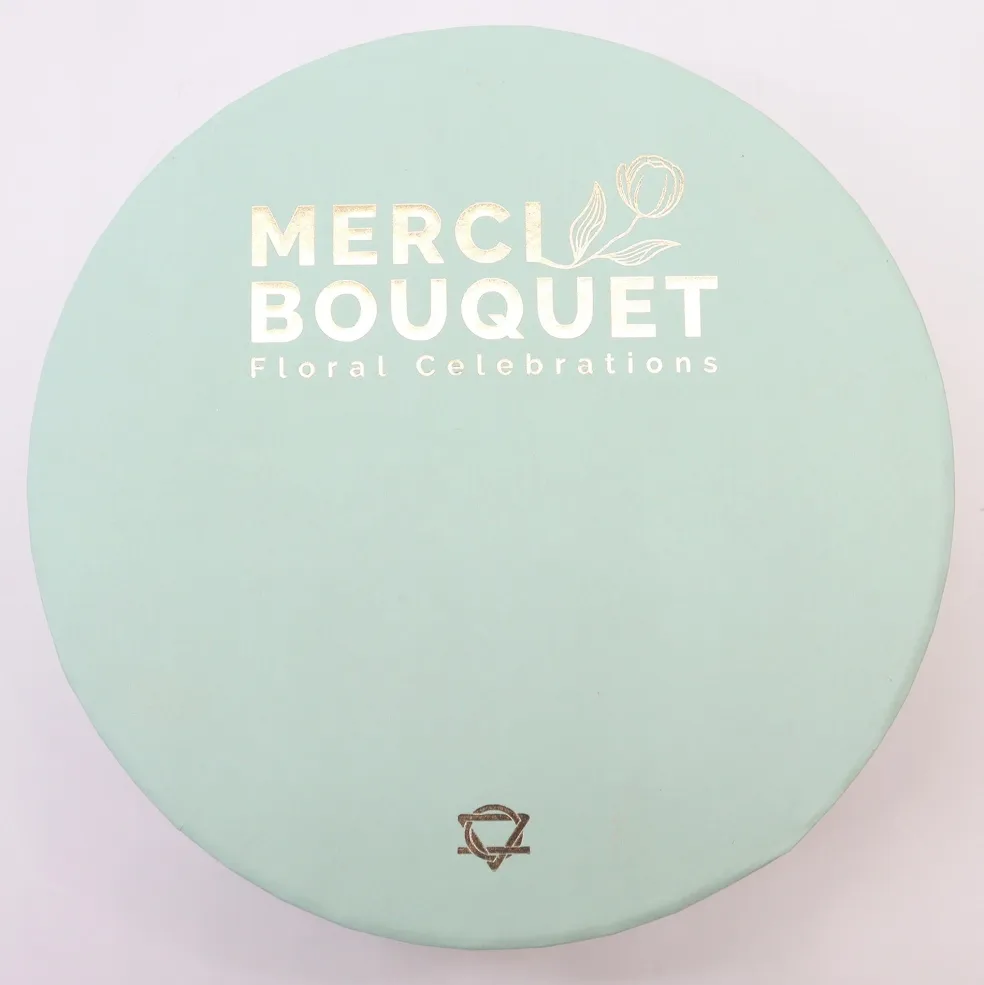 Fleurs de savon - boîte ronde