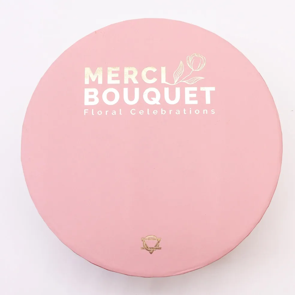 Fleurs de savon - boîte ronde