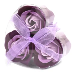 Fleurs de savon - Coeur de 3 roses