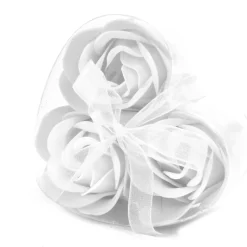 Fleurs de savon - Coeur de 3 roses