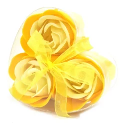 Fleurs de savon - Coeur de 3 roses