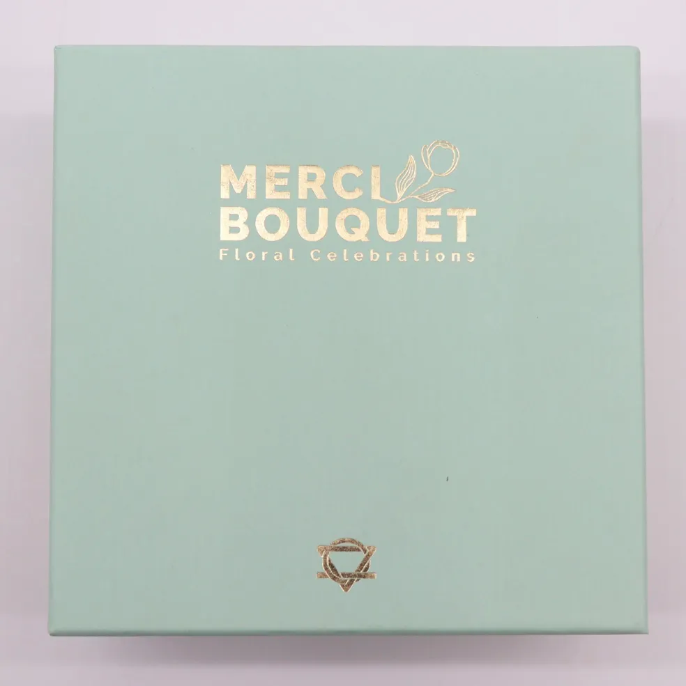 Fleurs de savon - coffret carré
