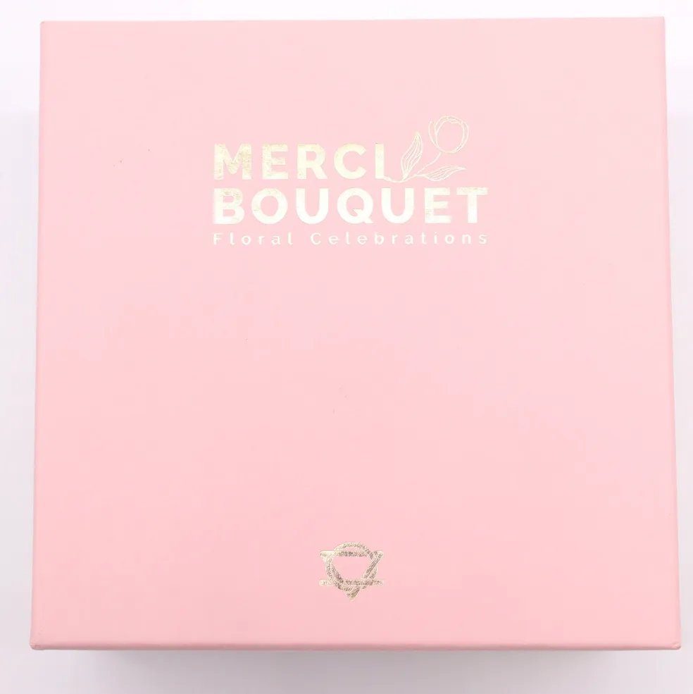 Fleurs de savon - coffret carré