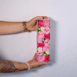 Fleurs de savon coffret XL