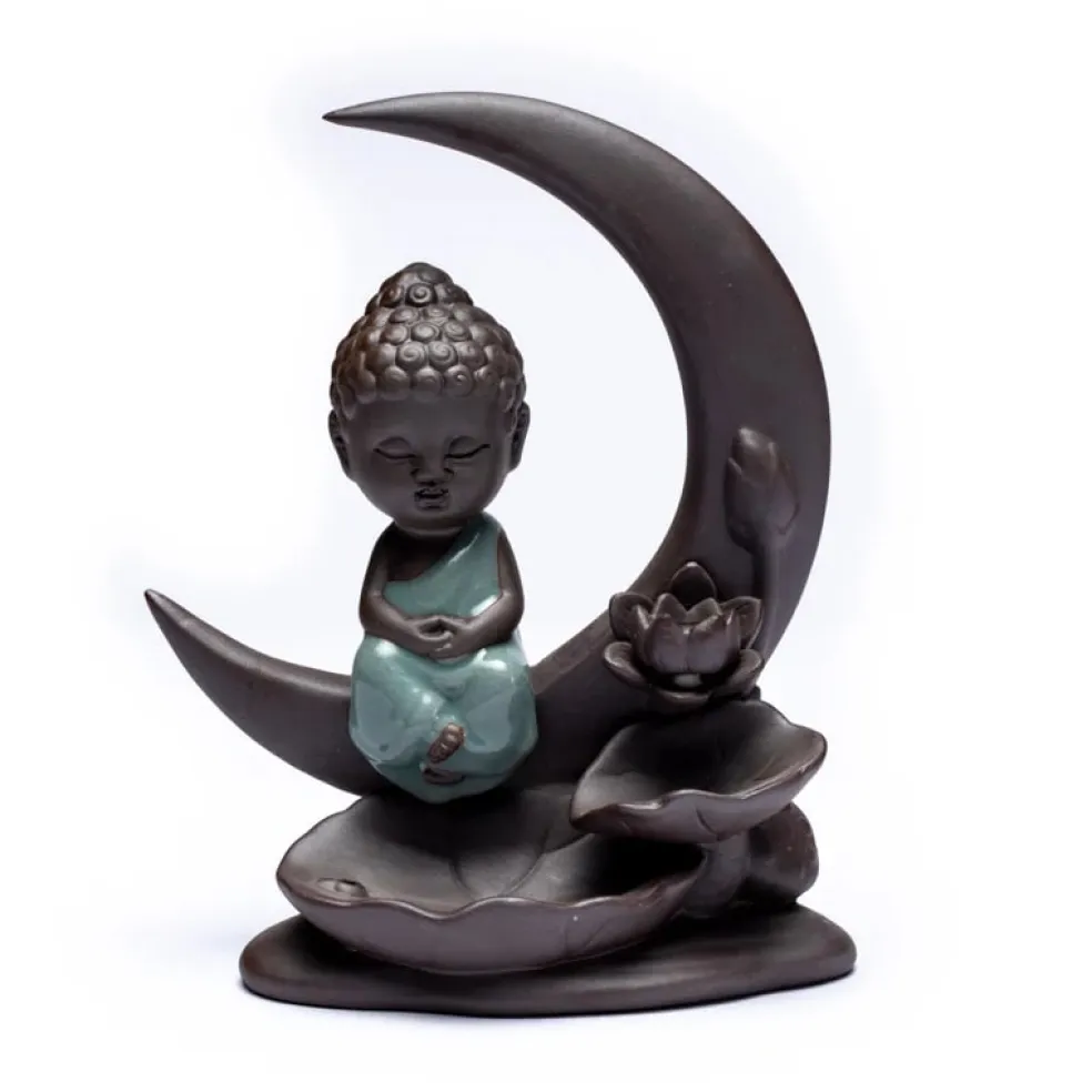 Fontaine à encens | Bouddha & Lune