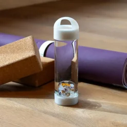 Gourde en verre - VitaJuwel VIA Prana | Blanche