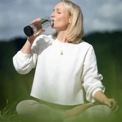 Gourde en verre - VitaJuwel VIA Prana | Noire