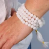 Mala Agate Blanche | 108 perles