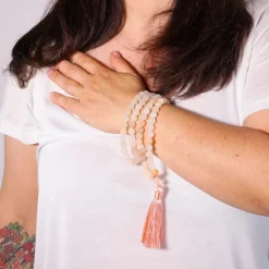 Mala Aventurine Rose | 108 perles