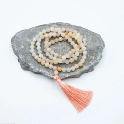 Mala Aventurine Rose | 108 perles