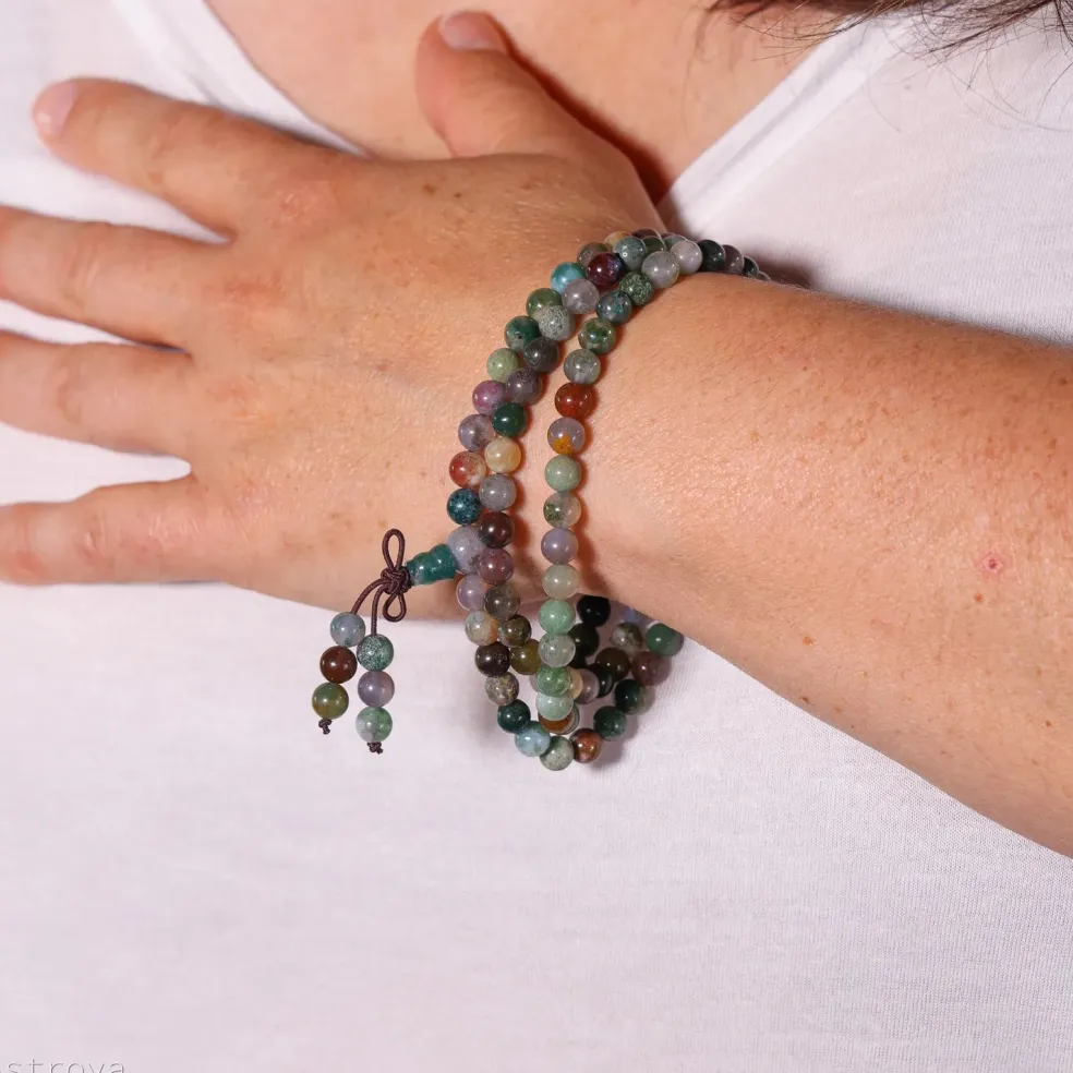 Mala en Agate | 108 perles