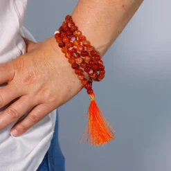 Mala en Cornaline | 108 perles