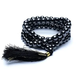 Mala en Hématite | 108 perles