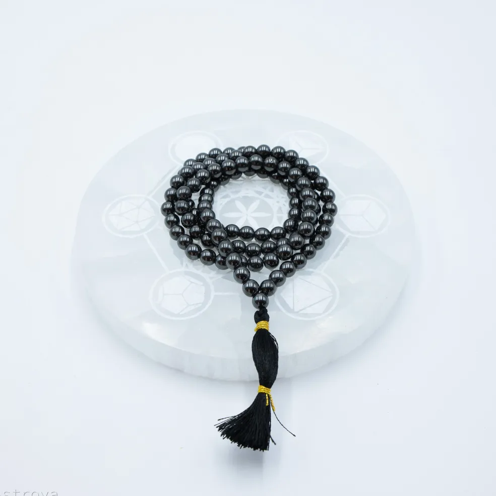 Mala en Hématite | 108 perles