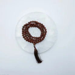 Mala en Jaspe Rouge | 108 perles