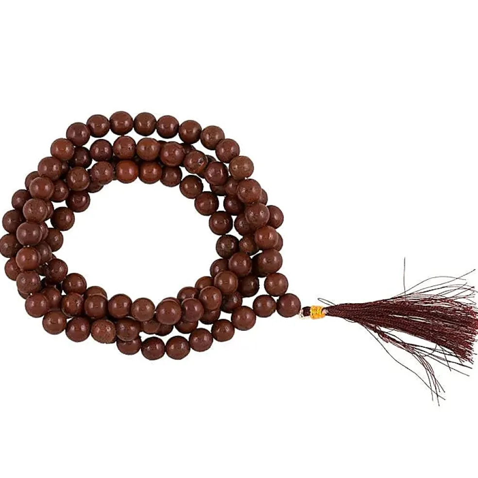 Mala en Jaspe Rouge | 108 perles