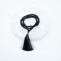 Mala Onyx Noir Mat | 108 perles