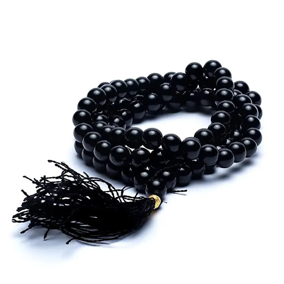 Mala Onyx Noir | 108 perles