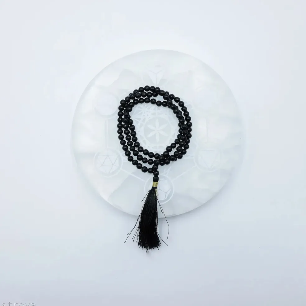 Mala Onyx Noir | 108 perles