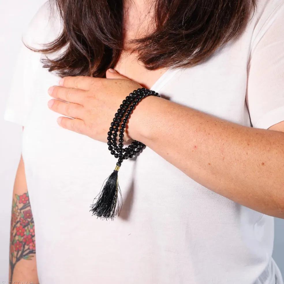 Mala Tourmaline Noire | 6mm