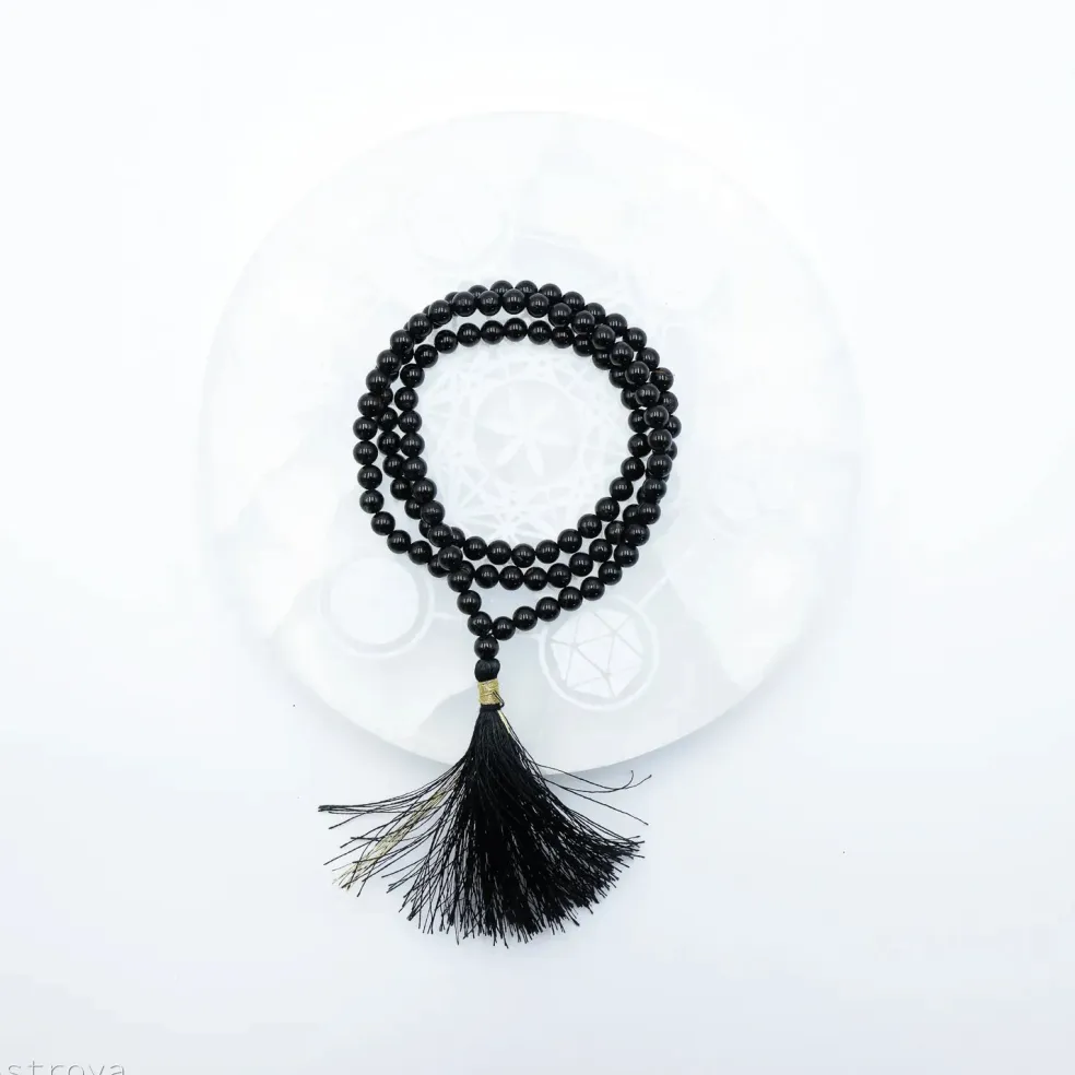 Mala Tourmaline Noire | 6mm