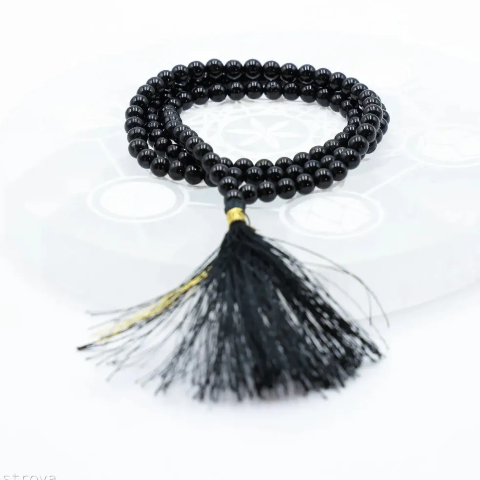 Mala Tourmaline Noire | 6mm