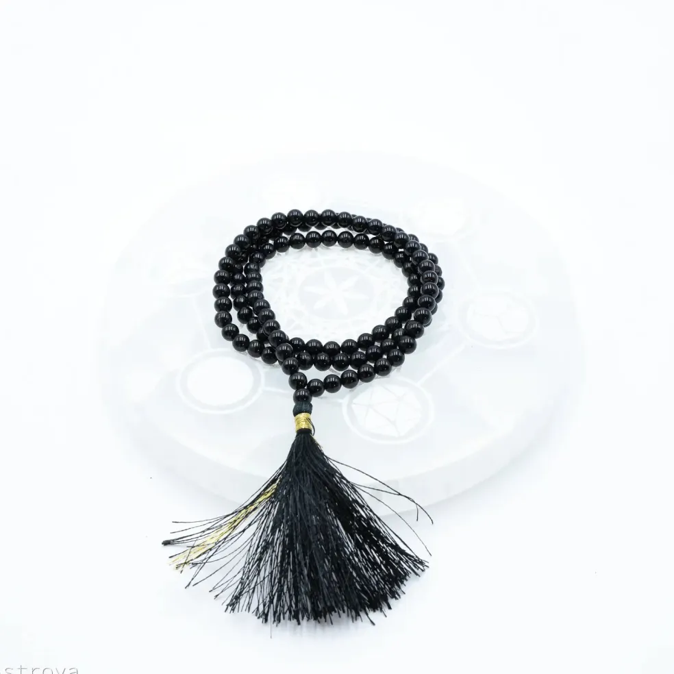 Mala Tourmaline Noire | 6mm
