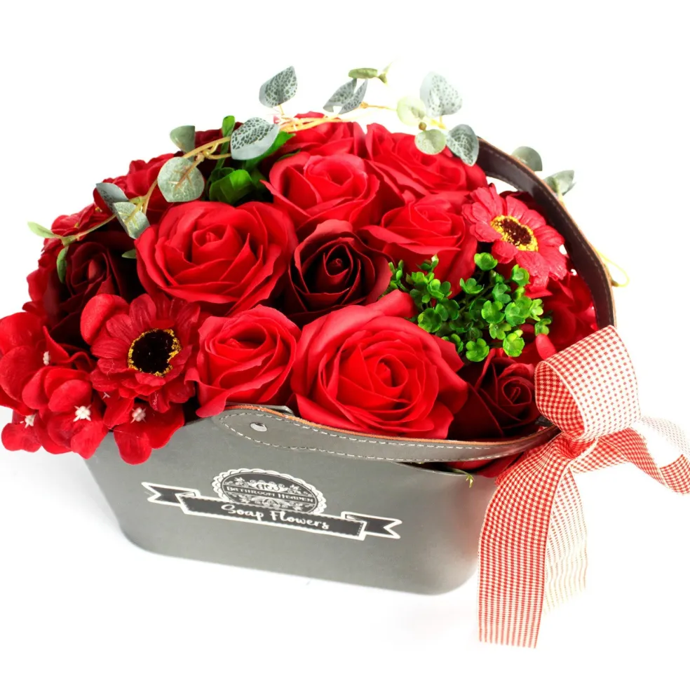 Panier de fleurs de savon - XL