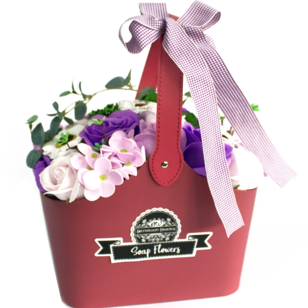 Panier de fleurs de savon - XL