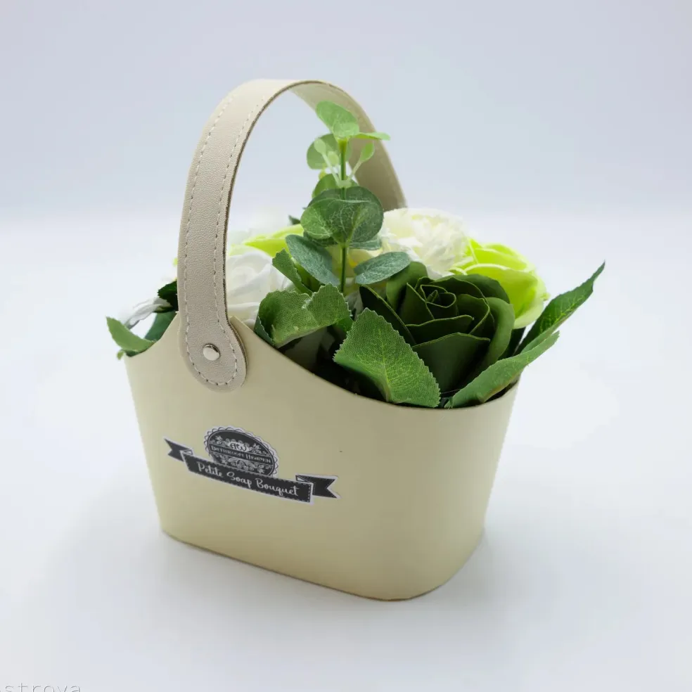 Panier de fleurs de savon - XL