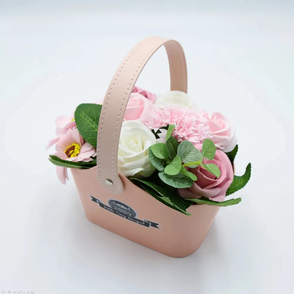Panier de fleurs de savon - XL
