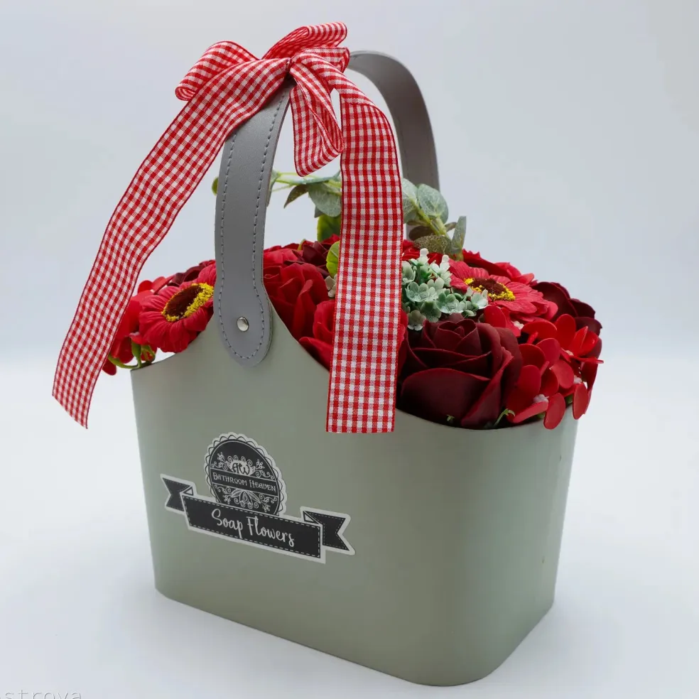 Panier de fleurs de savon - XL