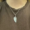 Pendentif Aile d'Ange en Cristal de Roche