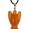 Pendentif Ange en Cornaline - Design Unique