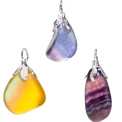 Pendentif Arc-en-Ciel en Fluorite