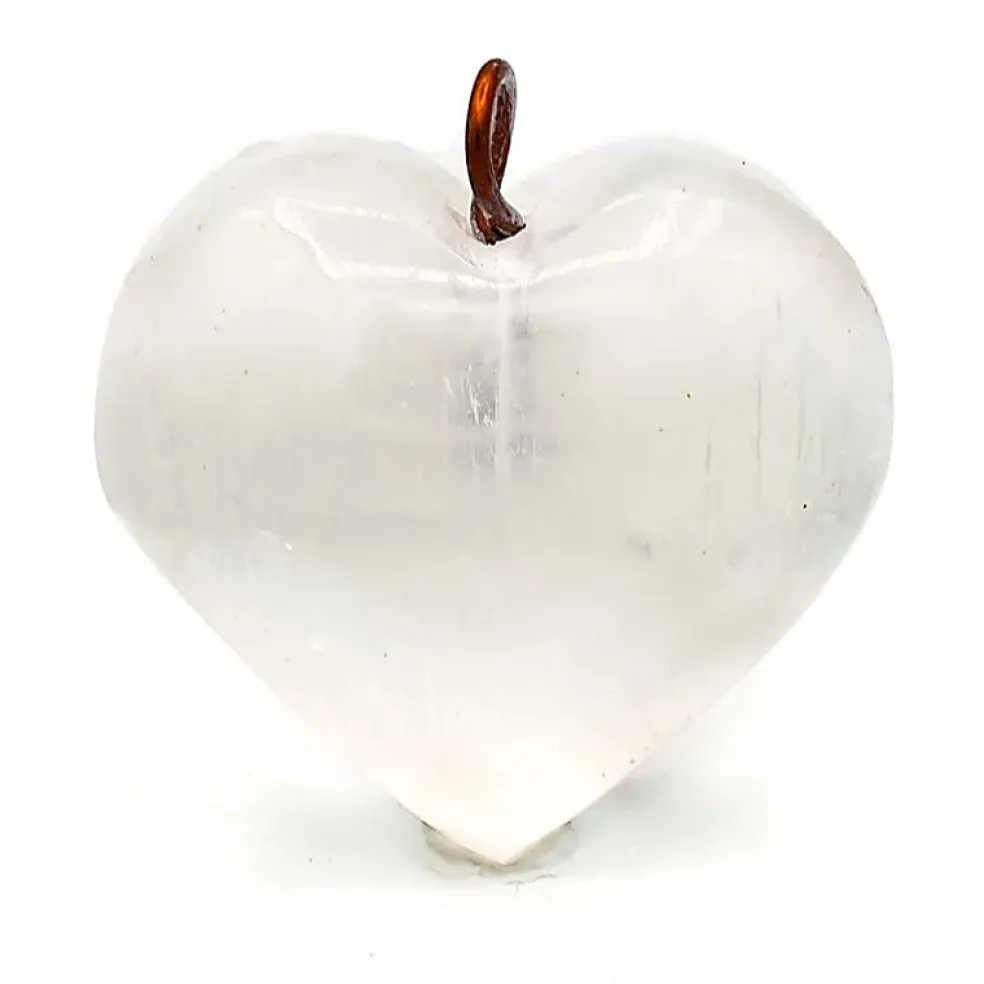 Pendentif Coeur en Sélénite