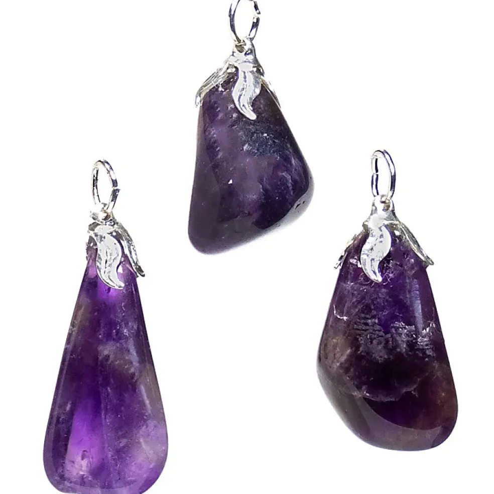 Pendentif en Améthyste Foncée