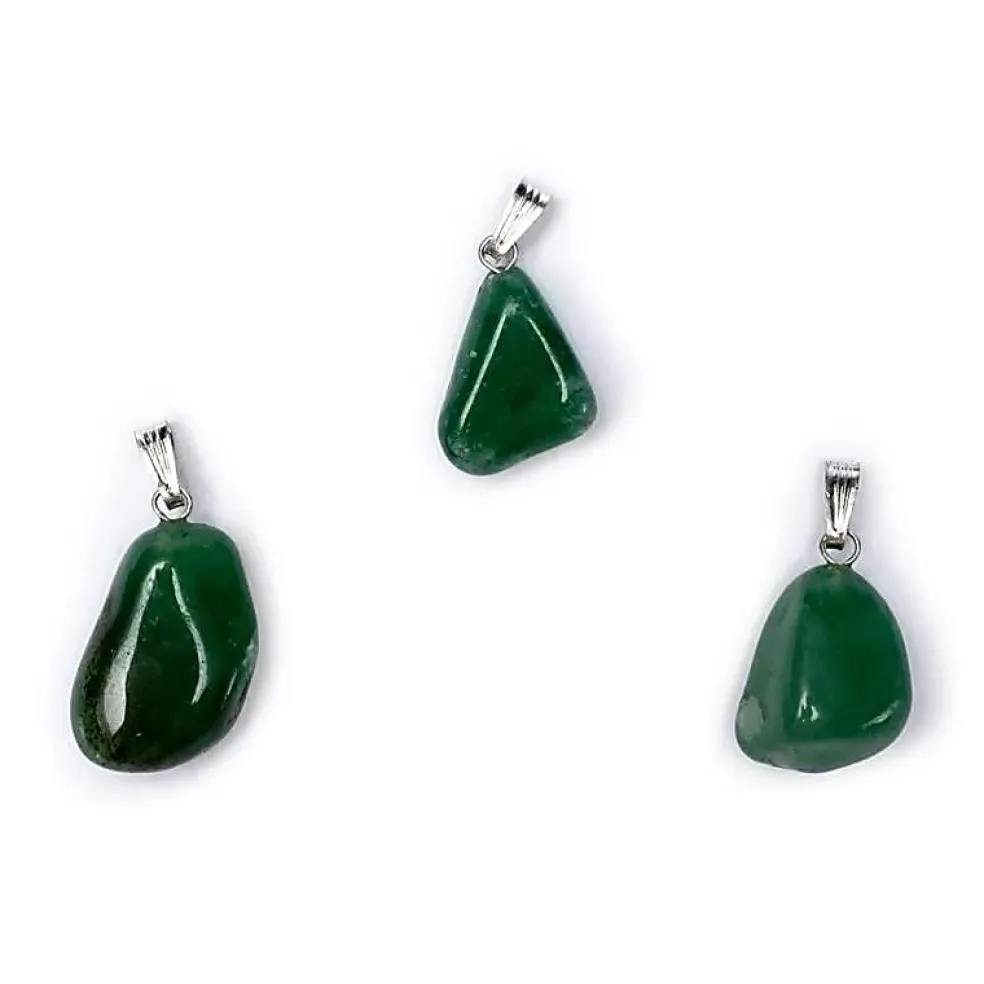 Pendentif en Aventurine Verte avec crochet