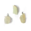 Pendentif en Calcite Verte brute