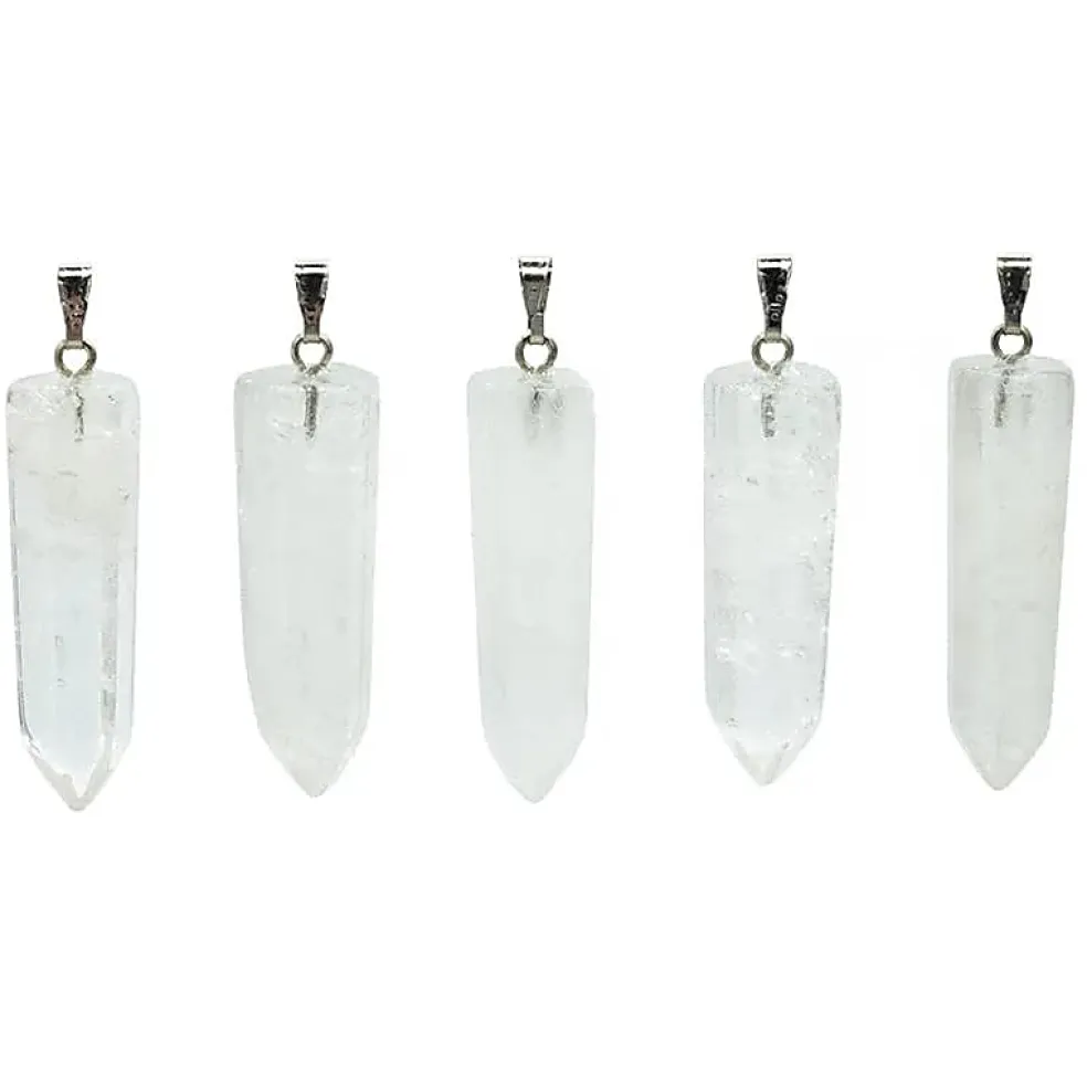 Pendentif en Cristal de Roche Naturel, petite taille