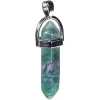 Pendentif en Fluorite Multicolore Élégant