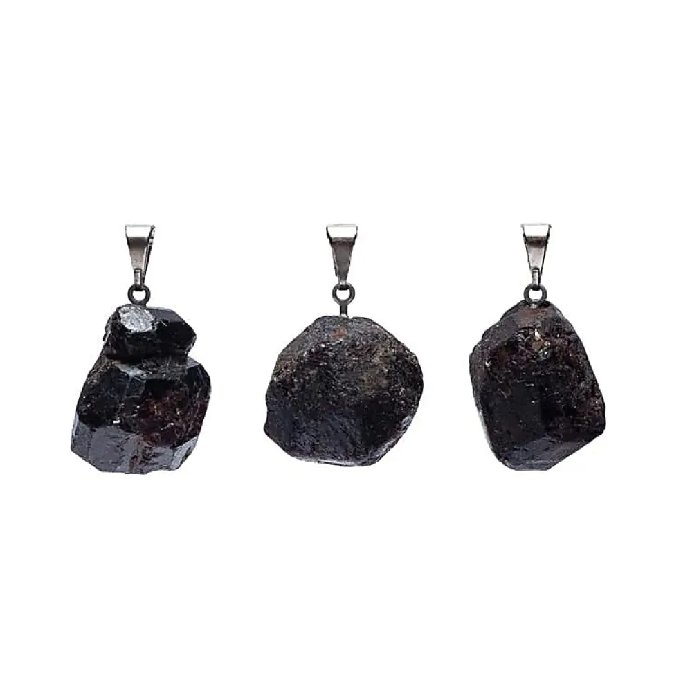 Pendentif en Grenat Naturel brut